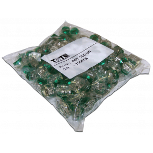 Соединитель проводов 0.4-0.9 мм, изолированный (скотчлок), параллельное подсоединение, гель, 100 шт.